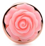 Pink Rose Gold Anal Plug - Small - Image 3