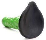 Radioactive Reptile Thick Scaly Silicone Dildo - Green - Image 2