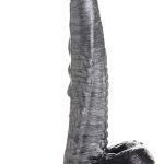The Gargoyle Rock Hard Silicone Dildo - Silver