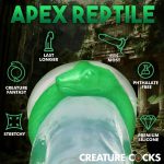Serpentine Silicone Cock Ring - Green - Image 2