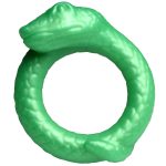 Serpentine Silicone Cock Ring - Green - Image 6