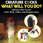 King Cobra Keychain - Red - Image 5