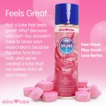 Skins Bubblegum Water Based Lubricant 4.4oz - Image 3