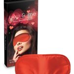 You  Me Silky Red Blindfold