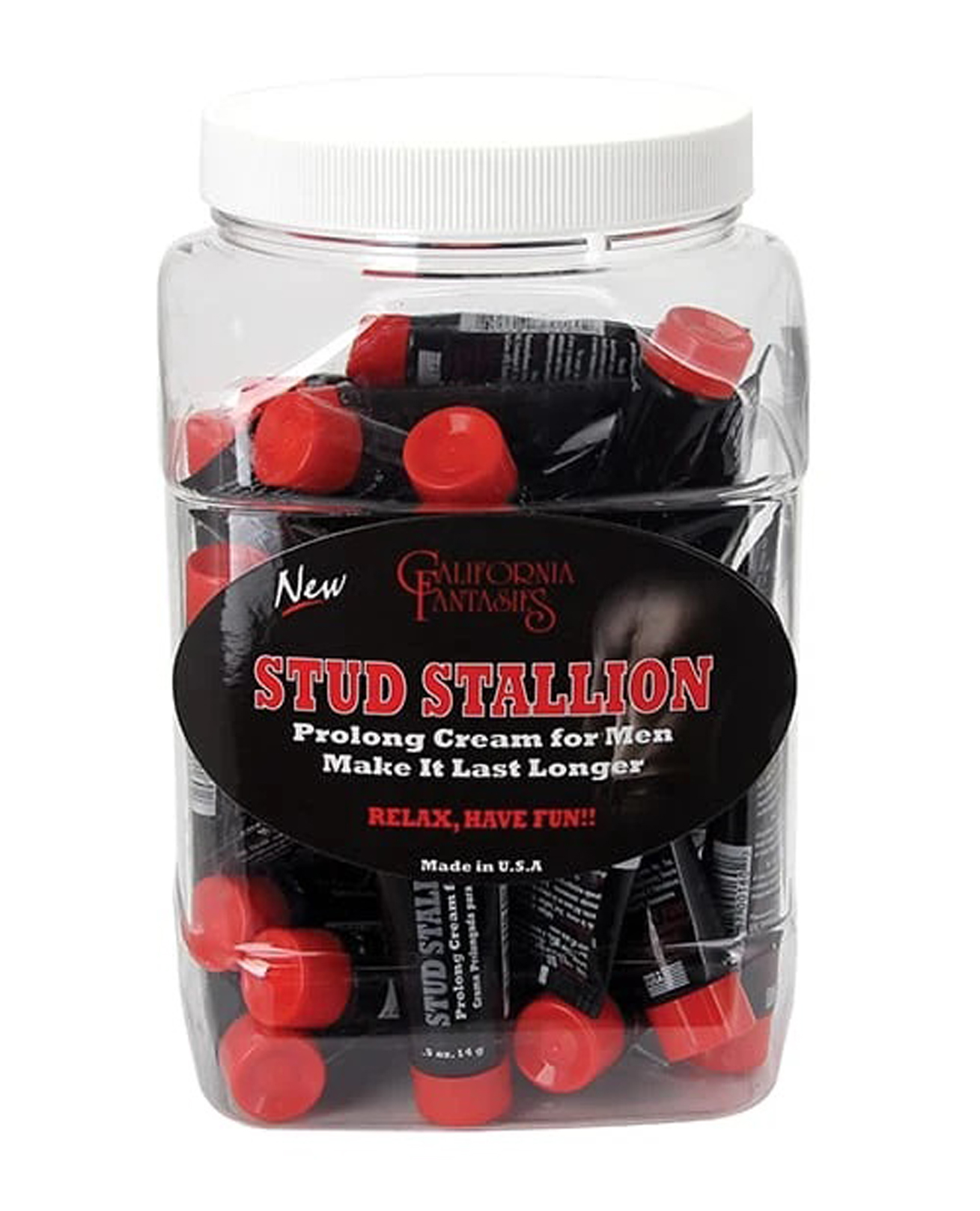 HOCF-STU-10D.jpg Stud Stallion -36 Count Bowl - 0.5 Oz. Tubes - Image 1