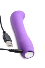 5x G-Charm Moving G-Spot Bead Mini Vibe - Violet - Image 5