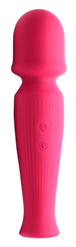 Silicone Wand Massager - Magenta - Image 2