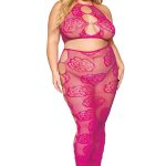 Bralette and Long Skirt - Queen Size - Beet