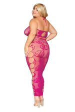 Bralette and Long Skirt - Queen Size - Beet - Image 2