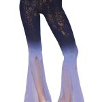 Flair Leg Pantyhose - One Size - Denim-hydrangea
