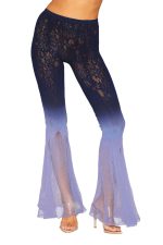 Flair Leg Pantyhose - One Size - Denim-hydrangea