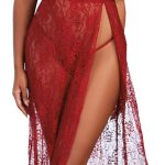 Gown, G-String - Large - Garnet