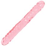 Crystal Jellies Jr. Double Dong 12 Inch - Pink - Image 2