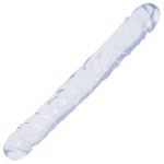 Crystal Jellies Jr Double Dong 12 Inch - Clear - Image 2