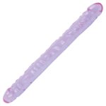 Crystal Jellies 18 Inch Double Dong - Purple - Image 2
