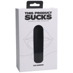 This Product Sucks - Sucking Clitoral Stimulator - Rechargeable - Black - Image 2