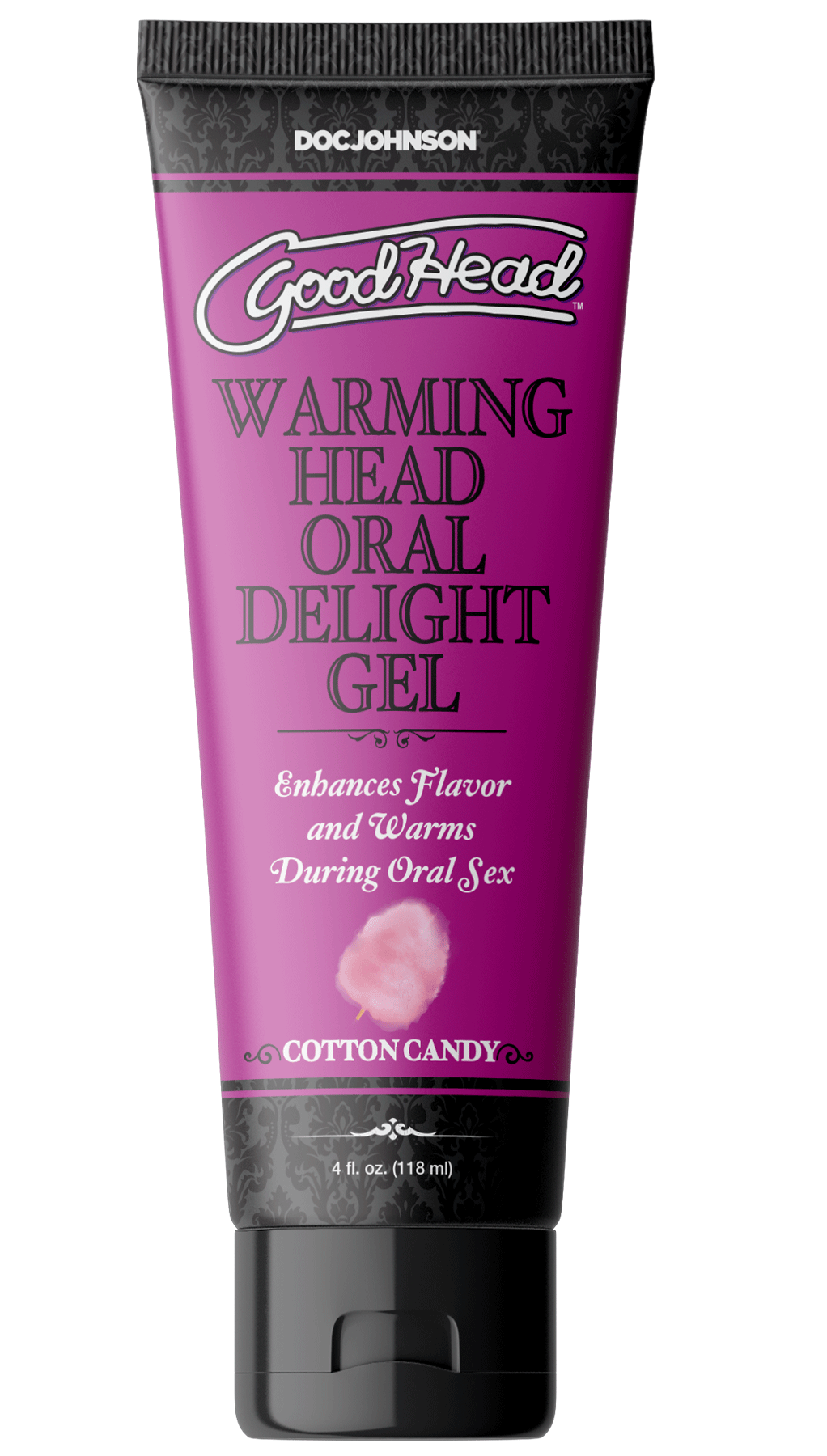 HODJ1361-15-BU.gif Goodhead - Warming Head Oral Delight Gel - Cotton Candy - 4 Fl Oz Bulk - Image 1