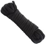 Bondage Rope - Cotton - Japanese Style - Black - Image 2