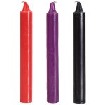 Japanese Drip Candles Set of 3 - Assorted Colors - Image 2