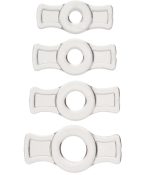 Titanmen Tools Cock Ring Set - Clear
