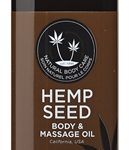 Hemp Seed Massage and Body Oil - Dreamsicle - 8 Fl. Oz.- 237ml