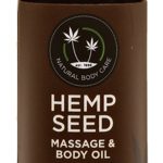Hemp Seed Massage and Body Oil - Naked in the Woods - 2 Fl. Oz- 60ml