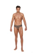 Mens Thong Back Brief - Small-medium - Animal