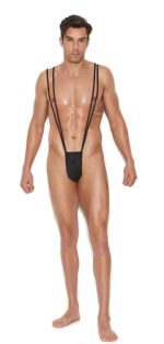Mens Suspender Pouch - One Size - Black