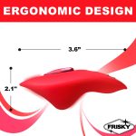 Love Connection Silicone Panty Vibe With Remote Control - Red - Image 2