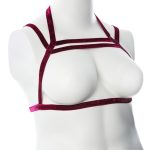 Gender Fluid Sugar Coated Harness - Large-xxlarge - Raspberry - Image 3