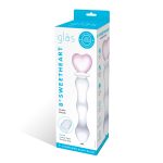 8 Inch Sweetheart Glass Dildo - Pink-clear - Image 6