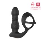 Cyrus - App Control Thrusting Prostate Massager - Black - Image 3