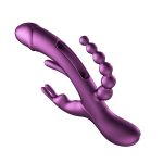 Trilux - App Controlled Rabbit Vibrator - Purple - Image 4