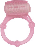 Humm Dinger Vibrating Penis Ring Clitoral Stimulator - Magenta - Image 2