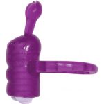 Horny Honey Vibro Ring Coochy Caterpillar - Magenta - Image 2