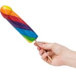 Jumbo Rainbow Cock Pops 6 Piece Display - Image 2
