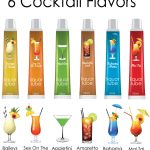 Liquor Lube Assorted Flavors 72 Pcs Display - Display - 6 Cocktail Flavors - 10ml Tubes