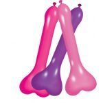 Pecker Balloons Assorted Colors 6 Pc Box - Image 2