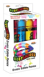 Bodylicious Edible Body Pens - 4pk. - Assorted Flavors - Image 2