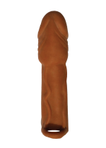 Skinsations Latin Lover Series Husky Lover 7 Inch Vibrating - Brown - Image 2