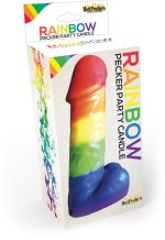 Rainbow Pecker Party Candle 7 Inches - Image 2