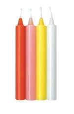The 9s Make Me Melt Sensual Warm-Drip Candles 4 Pack - Pastel - Image 2