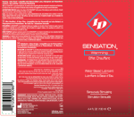ID Sensation Warming Water Based Lubricant 4.4 Oz - Image 2
