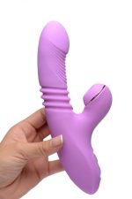 Shegasm Thrusting Suction Rabbit - Purple - Image 3