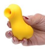 Sucky Ducky Silicone Clitoral Stimulator - Yellow - Image 4