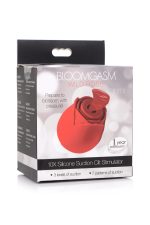 Inmi - Bloomgasm Wild Rose Silicone Suction Stimulator - Red - Image 6