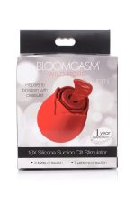 Inmi - Bloomgasm Wild Rose Silicone Suction Stimulator - Red - Image 7