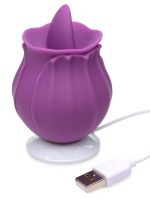 Inmi - Bloomgasm Wild Violet Licking Silicone Stimulator - Violet - Image 8