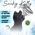 Sucky Kitty 7x Clitoral Stimulator - Black - Image 4