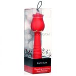 Bloomgasm Racy Rose Thrust and Lick Vibrator - Red - Image 6